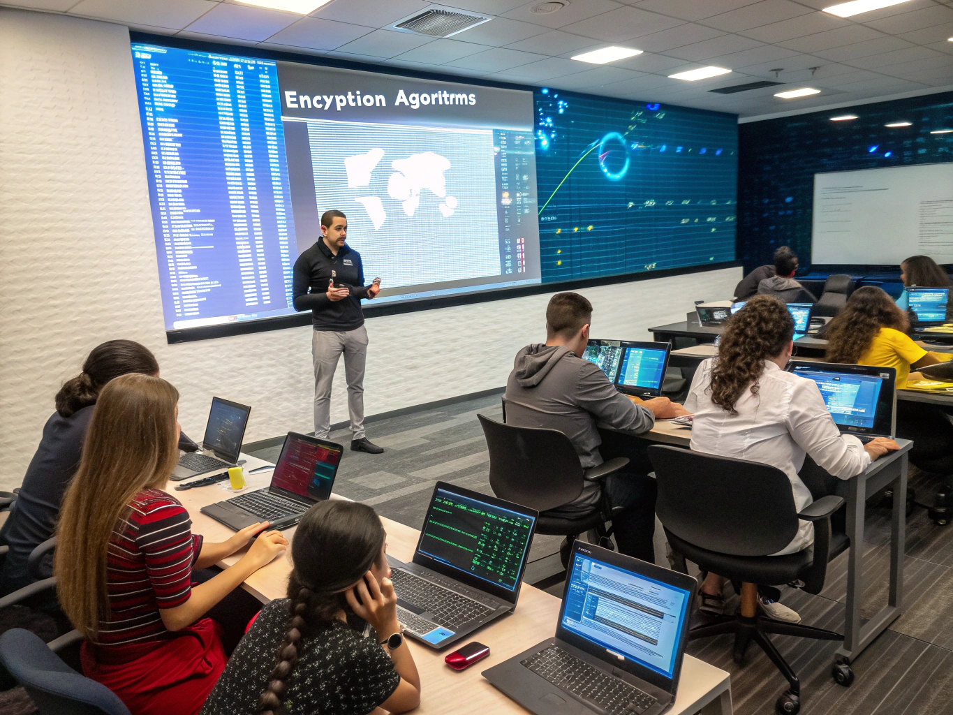 Interactive classroom seminar on information and digital security